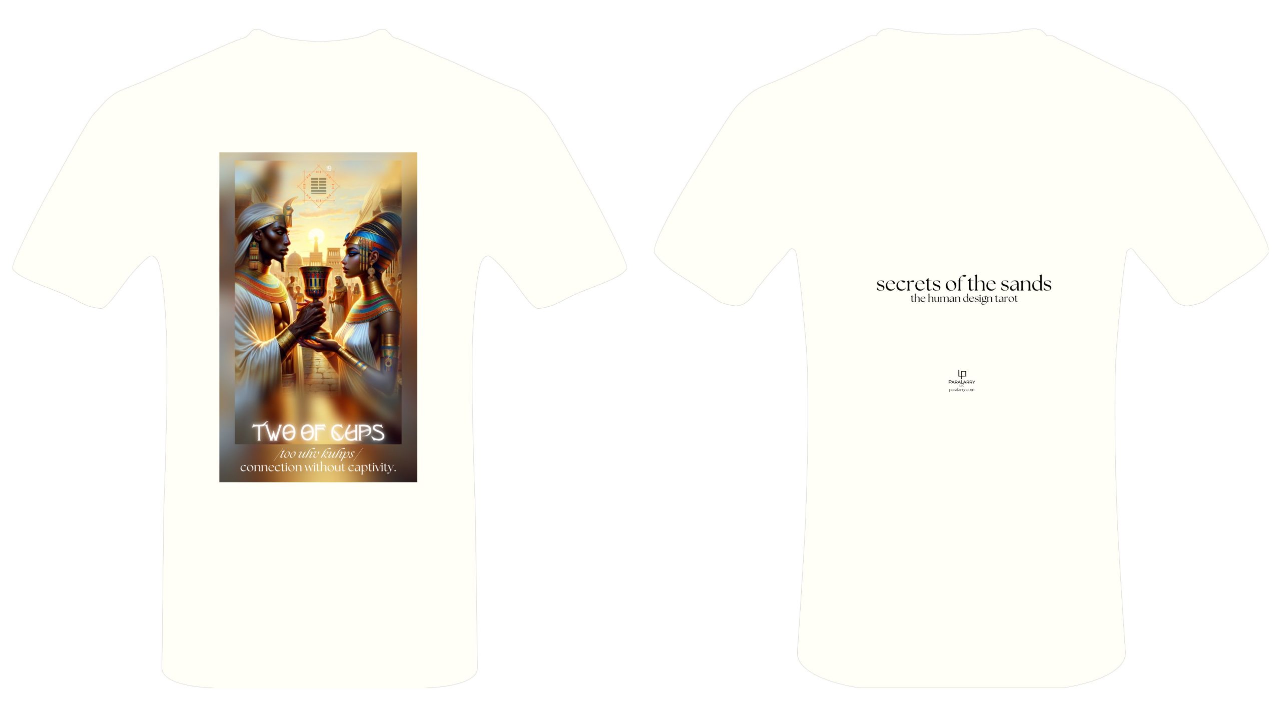 (Large Unisex) Two of Cups T-shirt