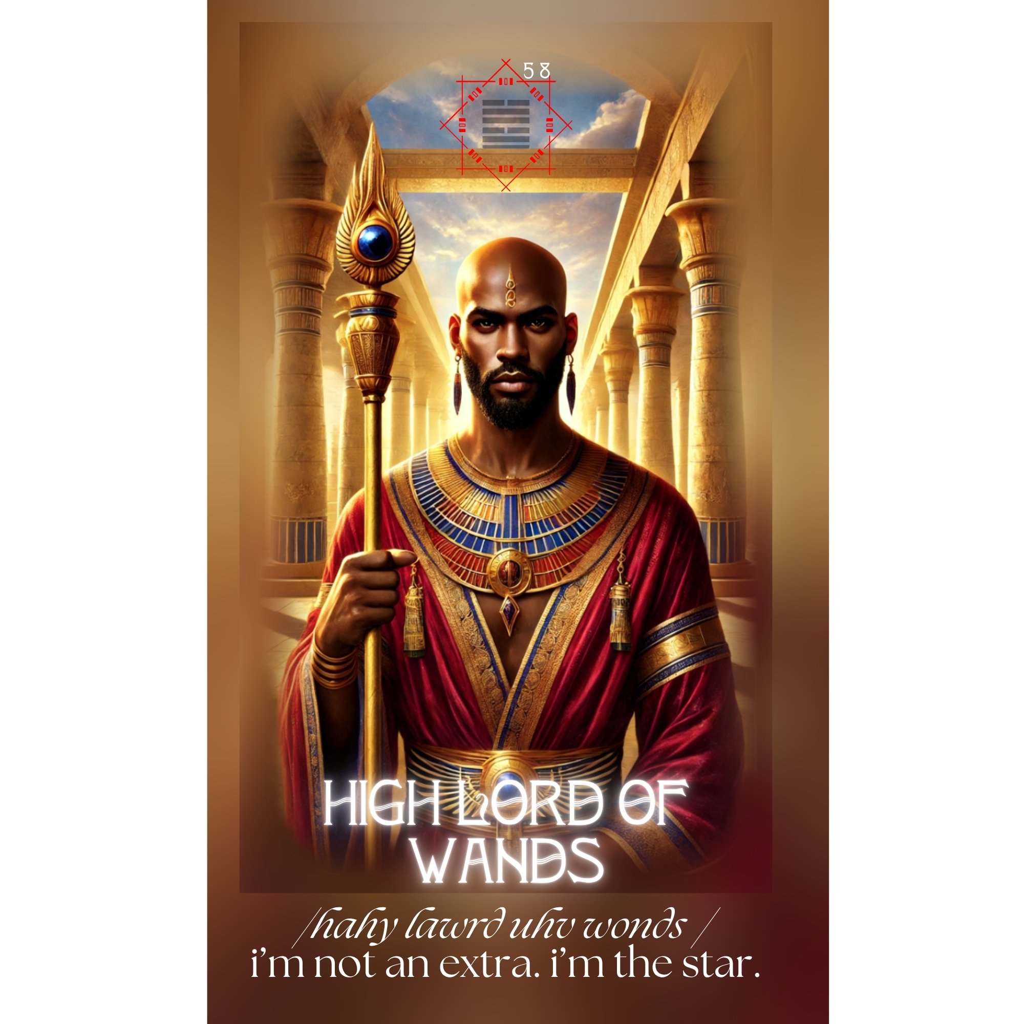 (Large Unisex) High Lord of Wands T-Shirt - Image 2