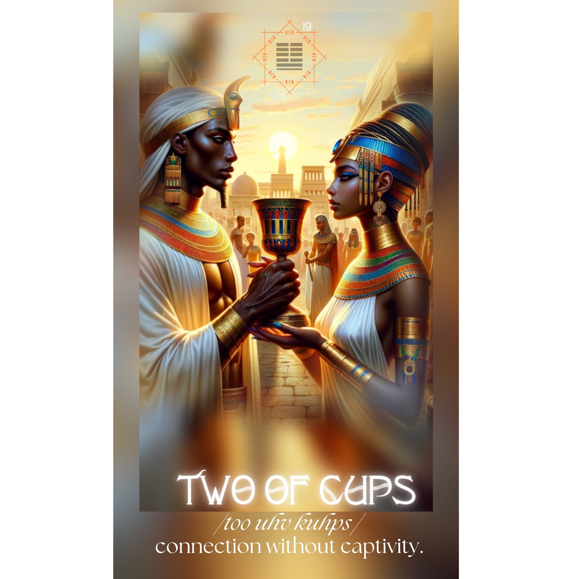 (Large Unisex) Two of Cups T-shirt - Image 2