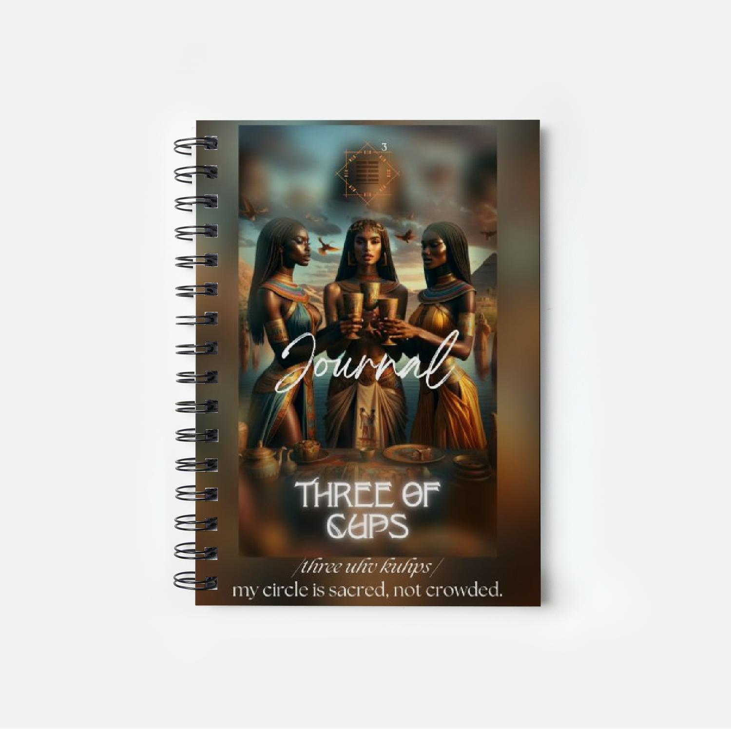 Three of Cups Tarot Journal
