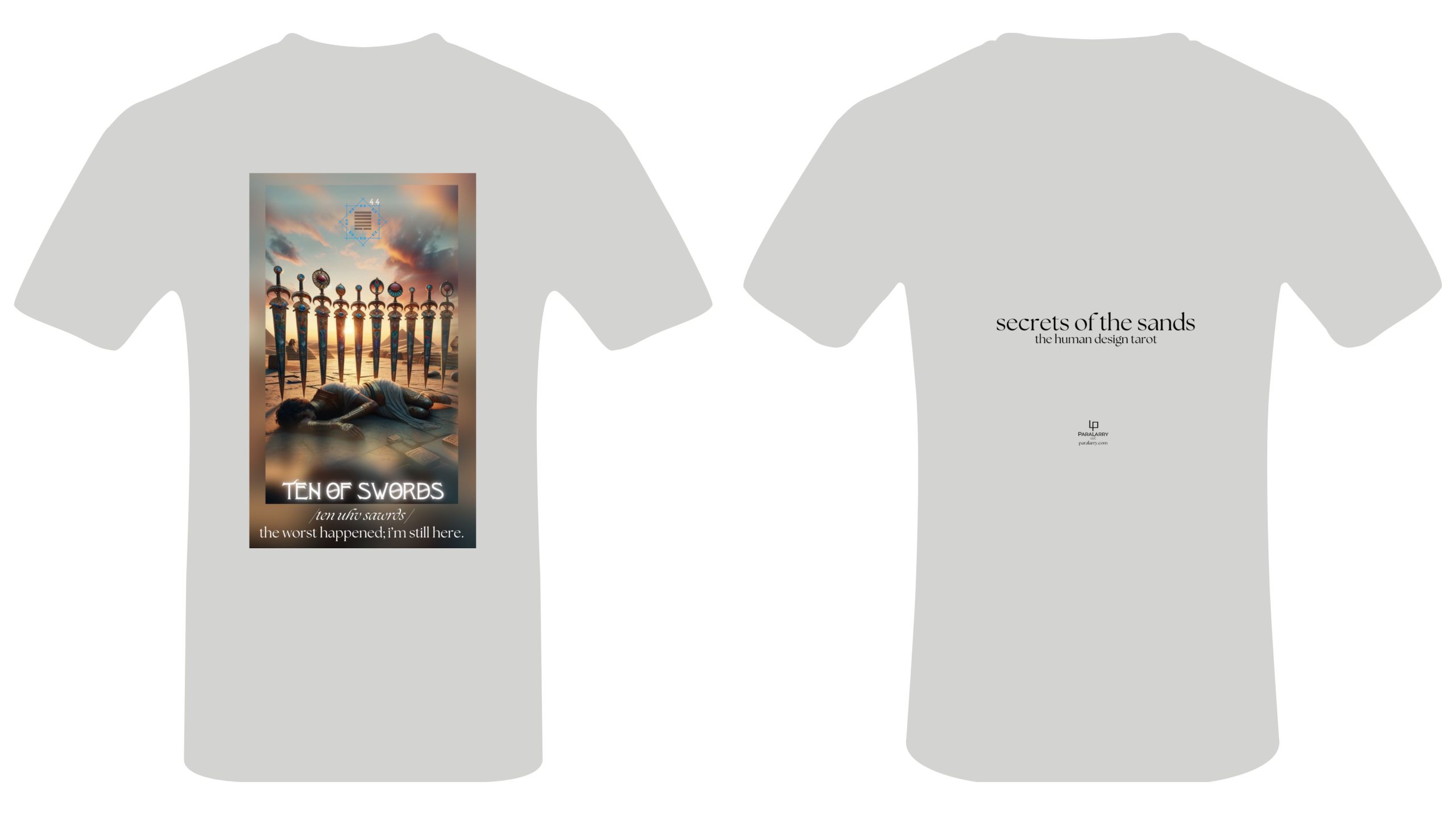 (XL Unisex) Ten of Swords T-Shirt